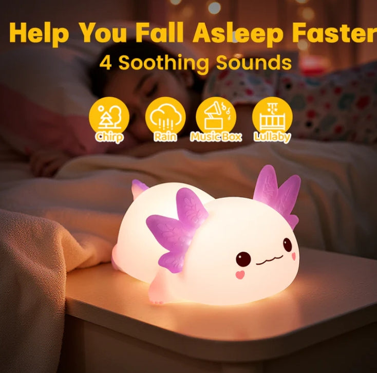 WarmBara® Axolotl Cute Squishy Night Light - Perfect Gift 🎁