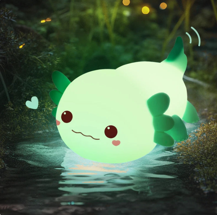 WarmBara® Axolotl Cute Squishy Night Light - Perfect Gift 🎁