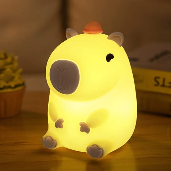 WarmBara® Capybara Squishy Night Light - Perfect Gift 🎁