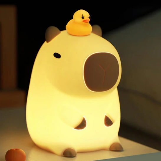 WarmBara® Capybara Squishy Night Light - Perfect Gift 🎁