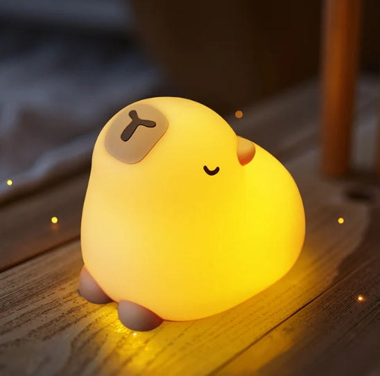 WarmBara® Capybara Squishy Night Light - Perfect Gift 🎁