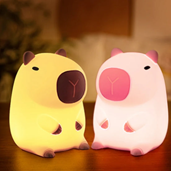 WarmBara® Capybara Squishy Night Light - Perfect Gift 🎁